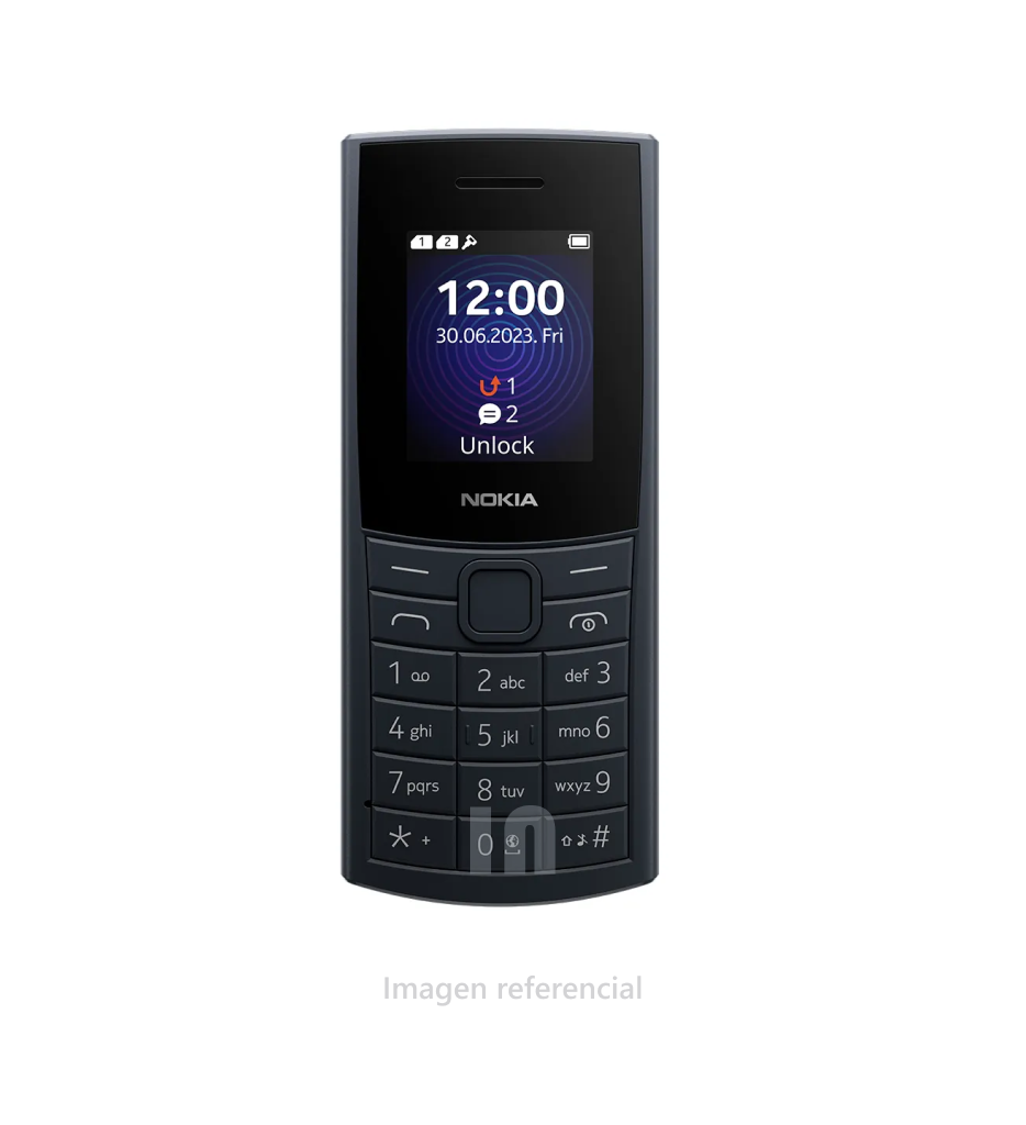 Celular Nokia TA-1563/DS 110 4G 128MB Negro.