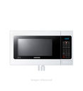 Horno microondas samsung ame1114tw/xpe 32lts 1600w, vidrio templado, blanco.