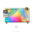 Televisor tcl led 32 pulg, procesador media tek 21, fhd smart tv 32s5400af, negro.