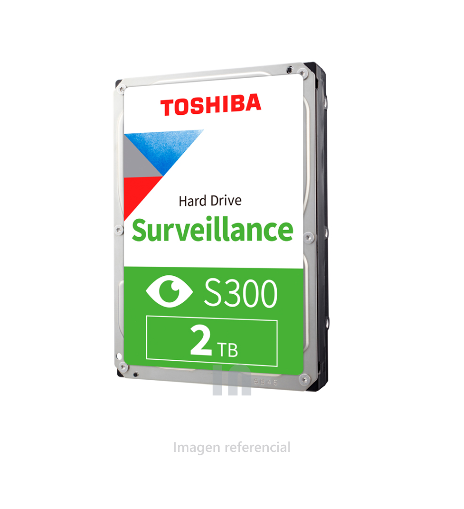 Disco duro Toshiba Surveillance S300, 2TB SATA 6.0Gb/s, 5400rpm, 128MB Cache, 3.5 pulg.