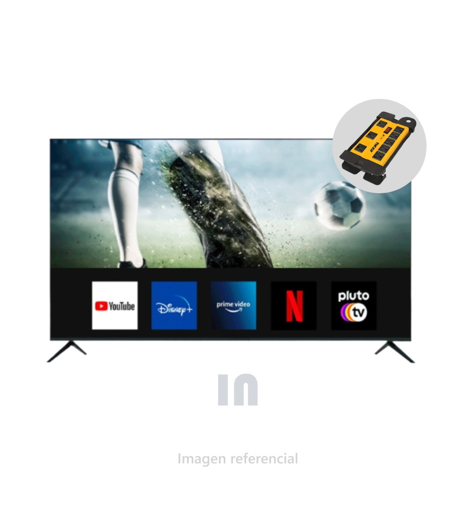 Compra un Televisor Smart TV Haier 50", H50K6UG  y llevate un SUPRESOR DE PICO FORZA FSP-808,METAL 8 TOMAS