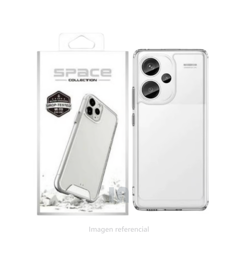 FUNDA DE SILICONA TRANSPARENTE PARA XIAOMI REDMI NOTE 13 PRO 4G.