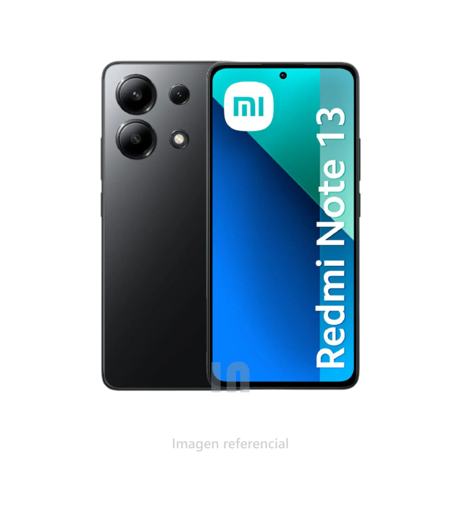 Smartphone Xiaomi Redmi Note 13, 6GB RAM, 128GB ROM, cámara posterior 108mp.