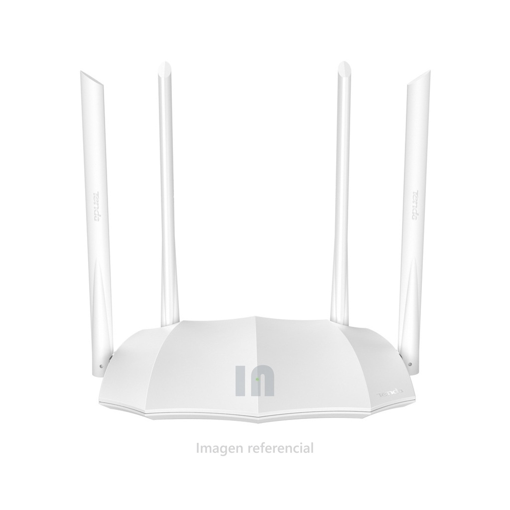 ROUTER WIFI INTELIGENTE TENDA AC1200 (AC5) ROUTER DE INTERNET INALÁMBRICO DE DOBLE BANDA MODO AP IPV6 WIFI DE INVITADOS, Y CONTROLES PARENTALES VARIOS ESCENARIOS (AC5V3.0), BLANCO.