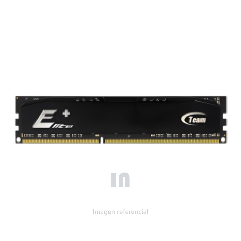 MEMORIA RAM TEAMGROUP MODELO ELITE PLUS, CAPACIDAD DE 4 GB, VOLTAJE DE 1.5V, FRECUENCIA 1600 MHz.