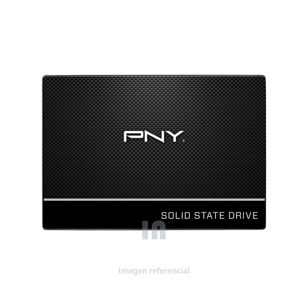 Unidad de estado solido pny (ssd960gpycs900), 960gb, sata 6gb/s, lectura 535mb/s, escritura 515mb/s, 2.5 pulg, 7mm