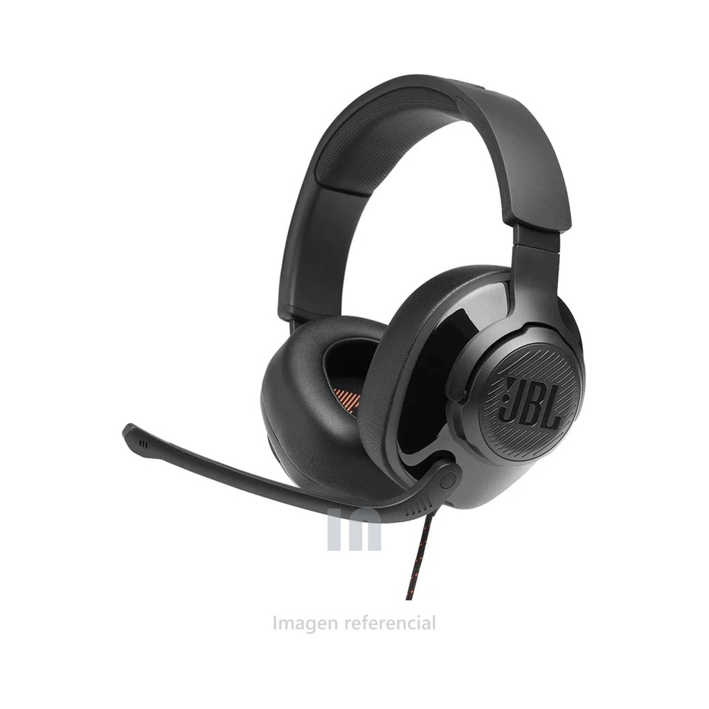 AURICULARES ESTÉREO JBL PARA JUEGOS QUANTUM Q200 CON CABLE PARA PC, PS4, XBOX ONE, NINTENDO SWITCH Y DISPOSITIVOS MÓVILES - NEGRO