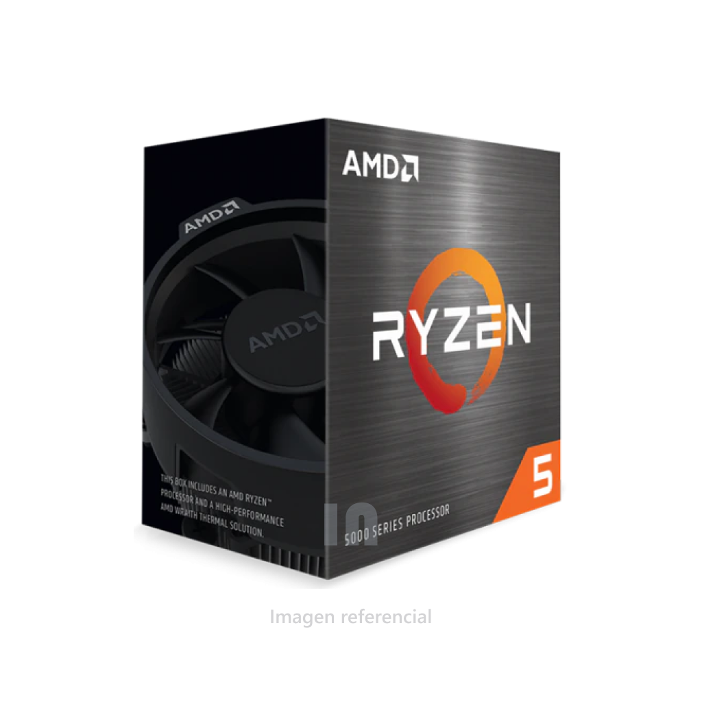 PROCESADOR AMD RYZEN 5 5600X, 3.70GHZ, 32MB L3, NUCLEOS 6 CORE 12HILOS, AM4, 7NM, 65W.