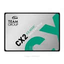 UNIDAD DE ESTADO SOLIDO TEAMGROUP CX2, 256 GB, SATA 6 GB/S, 2.5 PULG, WINDOWS.