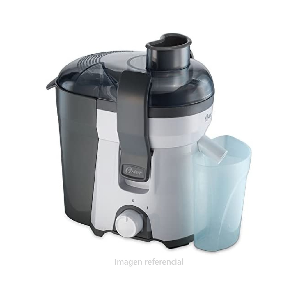 EXTRACTOR DE JUGOS OSTER FPSTJE316W-051 0.5L GRIS, 400W DE POTENCIA, CAPACIDAD 500ML, JARRA CON CAPACIDAD DE 500mL, ENVASE PARA LA PULPA CON CAPACIDAD DE 1LITRO.