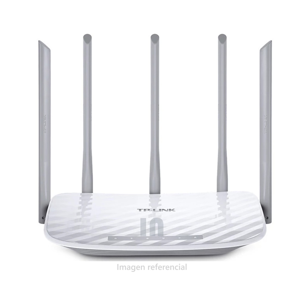 ENRUTADOR INALAMBRICO TP-LINK ARCHER C60 AC1350 - CONMUTADOR DE 4 PUERTOS - 802.11a / b / g / n / ac - DOBLE BANDA