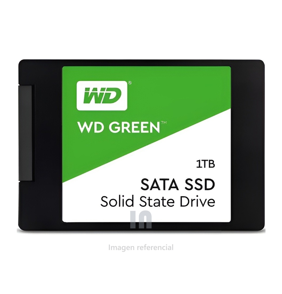 Unidad en estado solido Western Digital WD Green, 1TB, SATA 3, 2.5 PULG. x 7MM