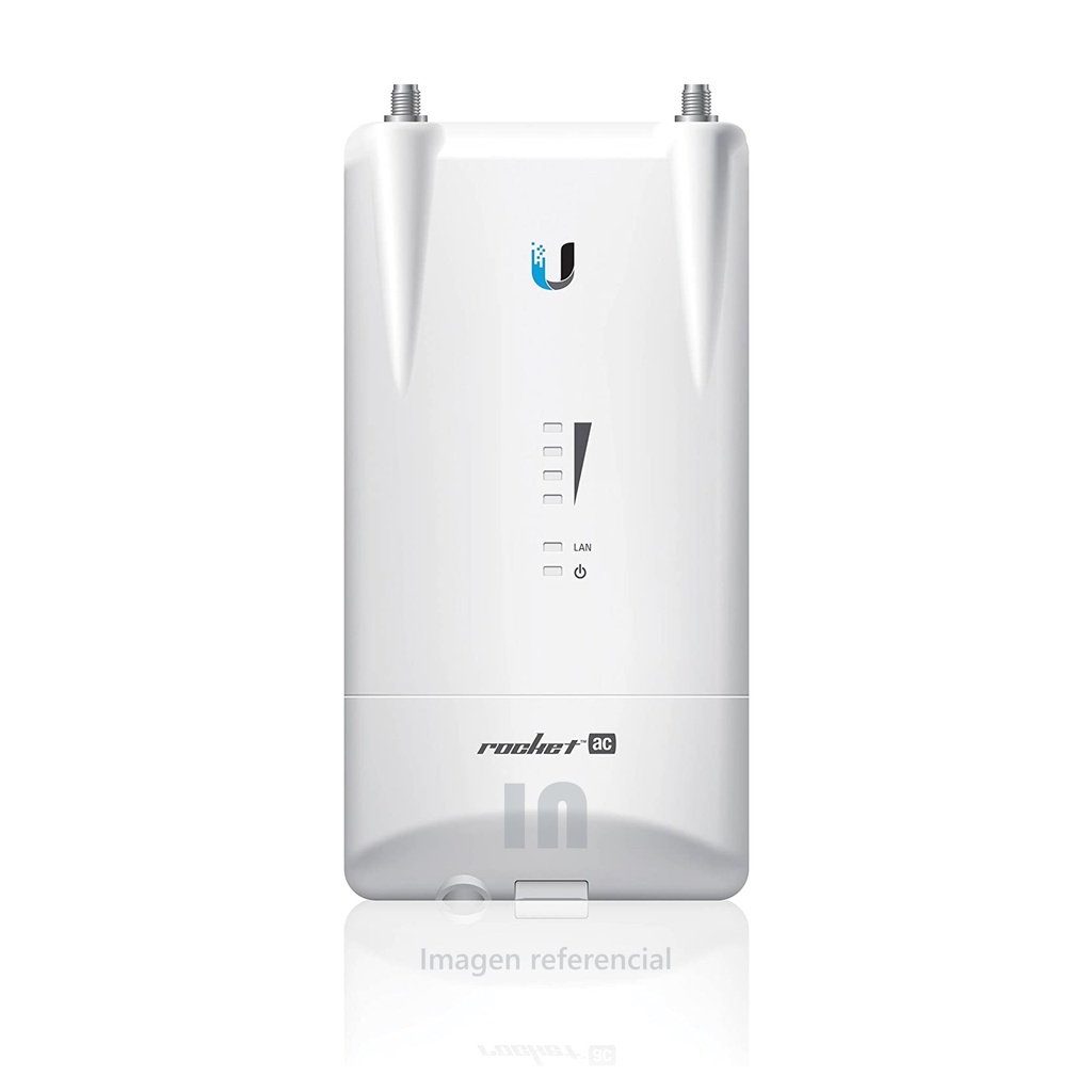 ACCESS POINT ROCKET M5 AC LITE DE 5.8 GHZ AIRMAX AC BASESTATION R5AC-LITE, POTENCIA DE RADIO 27DBI.