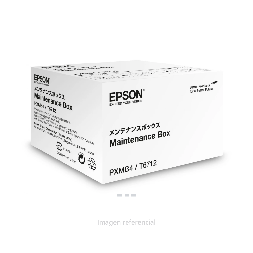 CAJA DE MANTENIMIENTO EPSON T6712 WF-8510DWF, PARA 75000 PAG.