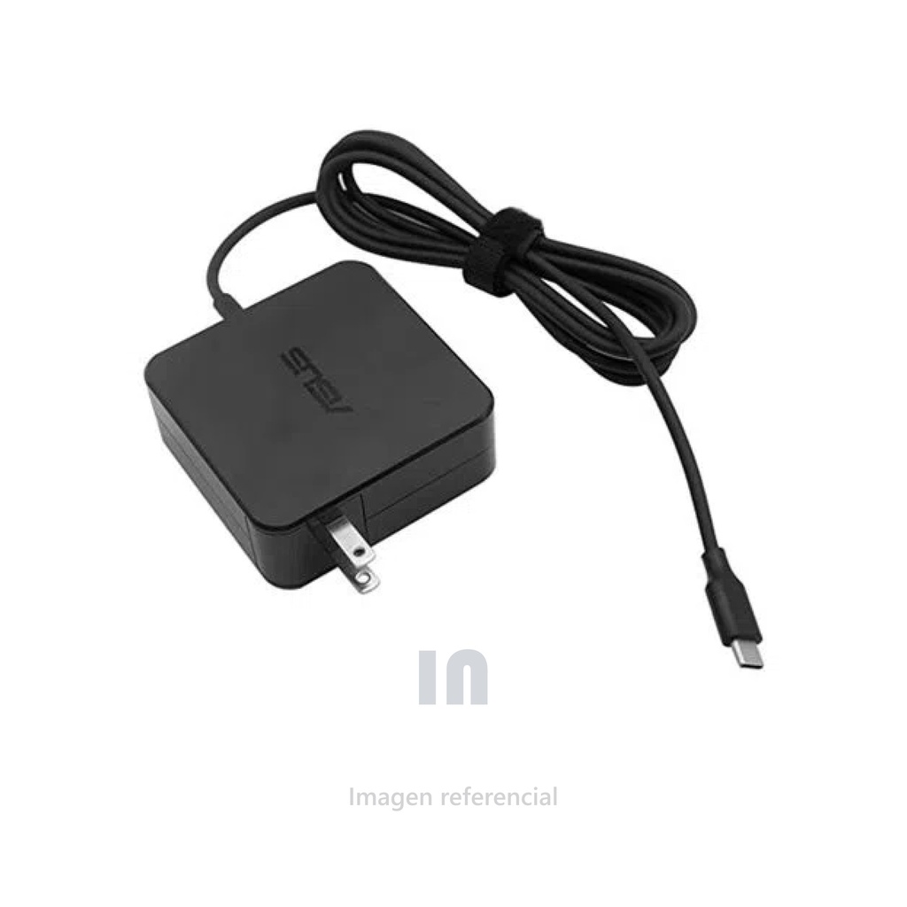 ADAPTADOR CARGADOR C-02 LEO PARA LAPTOP ASUS 20V2 - 2.25A, PUNTA PLANA AMARILLA.