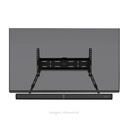 RACK SOPORTE DE BARRA DE SONIDO PARA TV XTECH XTA-311, PARA 23-65 PULG, HASTA 15KG, NEGRO.