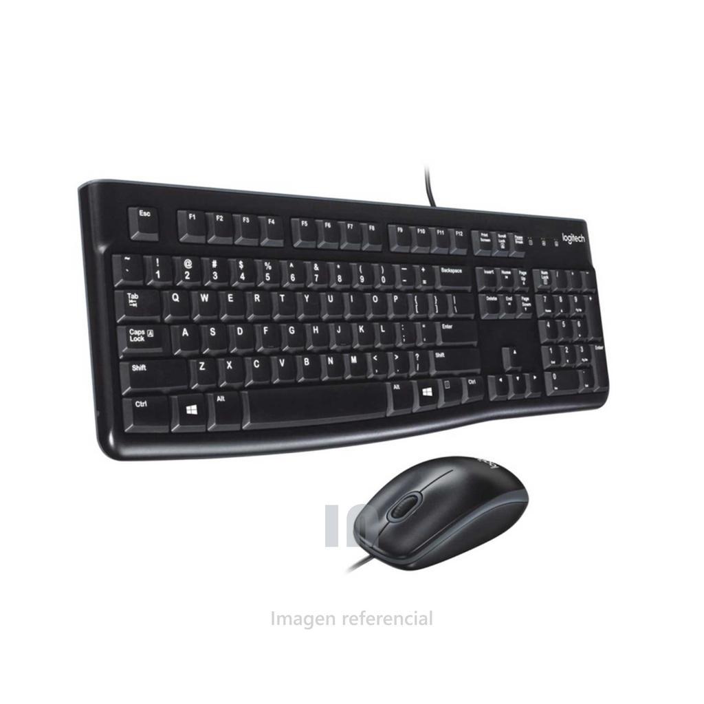 TECLADO LOGITECH MAS MOUSE MK120 USB SP BLACK (PN 920-004428)