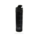 BOTELLA CON ALTAVOZ TEROS BOTSPKBL19, BLUETOOTH, MICRO-USB, CAPACIDAD 530 ML, NEGRO.