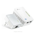 Kit extensor powerline wifi av600 TP-LINK, 300 mbps, dual band, 2 puertos Ethernet 10/100Mbps, cable de red.