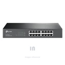 Switch con Base de Montaje tp-link 16 Puertos Gigabit TL-SG1016D METALICO