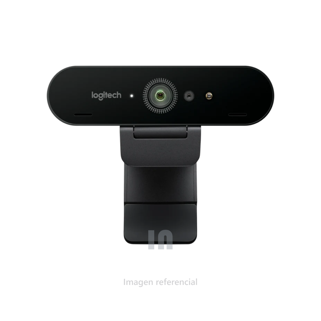 CAMARA WEB LOGITECH BRIO V-U0040, HASTA 4K HD, HDR, MICROFONO, USB 3.0. VIDEOCONFERENCIAS 4K ULTRA HD, CAMPO VISUAL DE 90 GRADOS, ENFOQUE AUTOMATICO, DOS MICROFONOS CORRECCIONALES INTEGRADOS CON CANCELACIÓN DE ECO Y RUIDO.