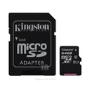 Memoria micro-SD Kingston Canvas Select, 64 GB, UHS-I Speed Class 1 (U1), con Adaptador SD