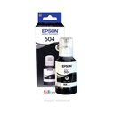 BOTELLA DE TINTA EPSON 504 NEGRO, T504120, 127ML, PARA IMPRESORAS EPSON L4160.