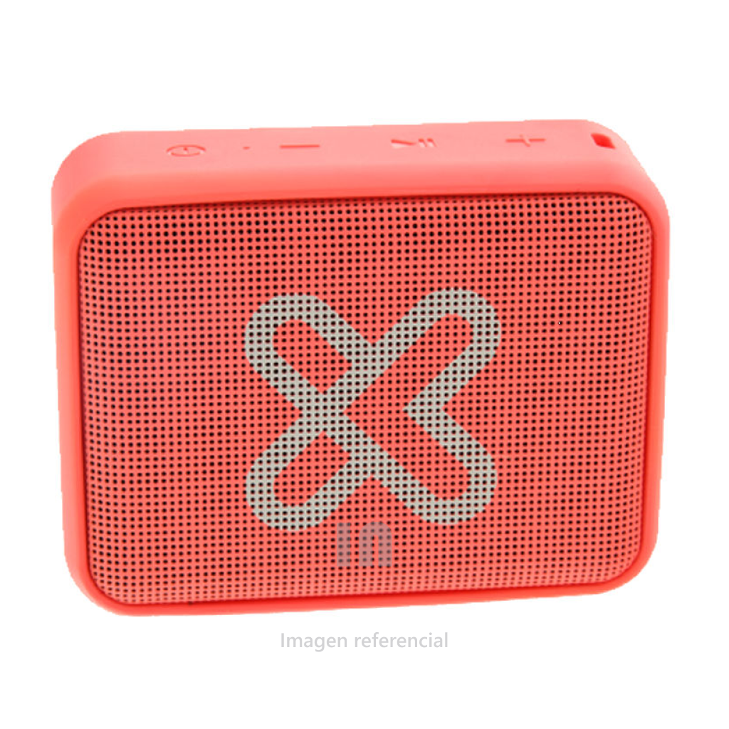 PARLANTE PORTÁTIL KLIP XTREME NITRO, POTENCIA DE SALIDA 6W, KBS-025OR, BLUETOOTH, RESISTENTE AL AGUA Y POLVO CERTIFICACIÓN IPX7, CORAL ORANGE, BATERÍA DE 2000mAh.