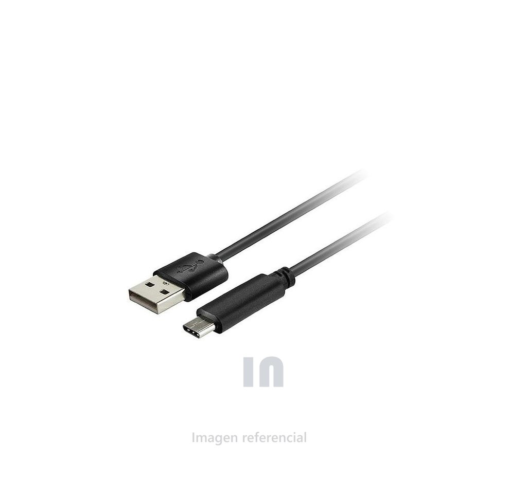 CABLE USB XTECH, XTC-510, USB-C MACHO A USB-A MACHO, 28AWG, REVESTIMIENTO PLÁSTICO PVC, NEGRO, 1.8M.