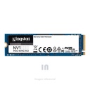 UNIDAD EN ESTADO SOLIDO KINGSTON NV1 NVME PCIE SSD 1TB (SNVS 1000G), VELOCIDAD DE 2100MB/S, VELOCIDAD DE ESCRITURA 1700MB/S.