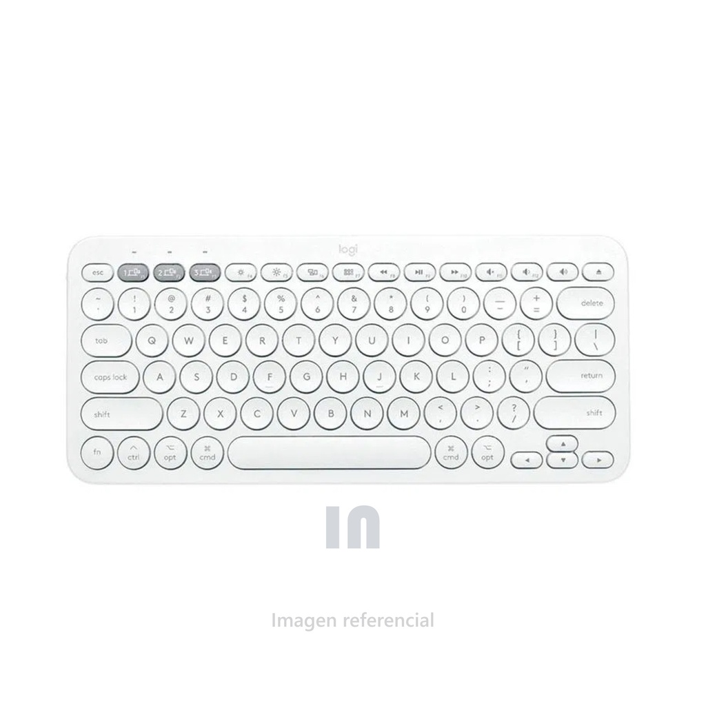 Teclado Inalámbrico Logitech Multi-Device K380 blanco, Plug and Play, Bluetooth 3.0