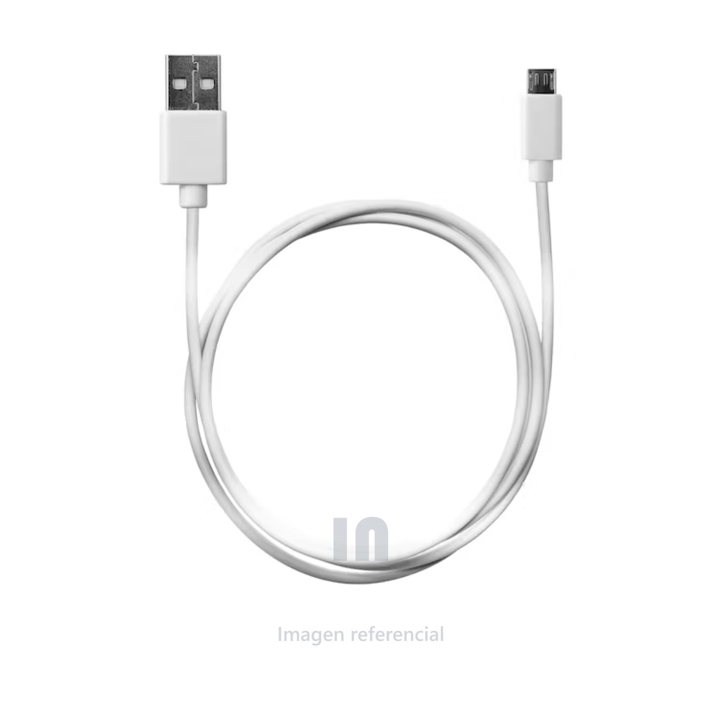 CABLE DE DATOS CHONE L8A, PUERTO DE USB A MICRO USB, 1M, BLANCO.