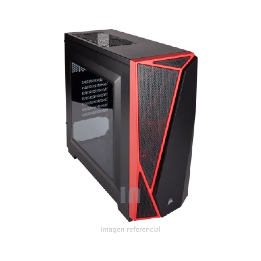 Case Gaming Corsair Carbide Series SPEC-04 ATX Rojo y Negro