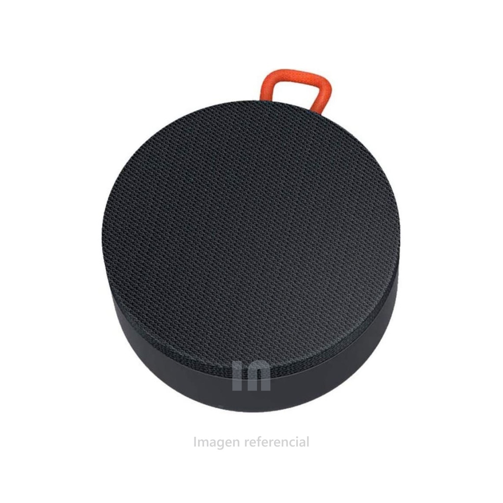 Xiaomi mi portable altavoz portátil bluetooth 5.0 impermeable gris, 86mmx86mmx46mm, 185gr, 2000mAh, duración 10h