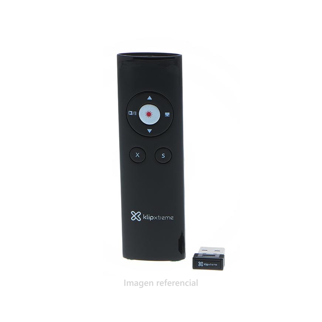 CONTROL PRESENTADOR INALAMBRICO KLIP KPS-006, 15 METROS,COMPATIBLE WINDOWS.