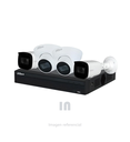 Kit Cámara de Seguridad Dahua DH-KIT/NVR1104HS-P-S3/H/2, 4ch PoE, 2MP, Blanco/Negro