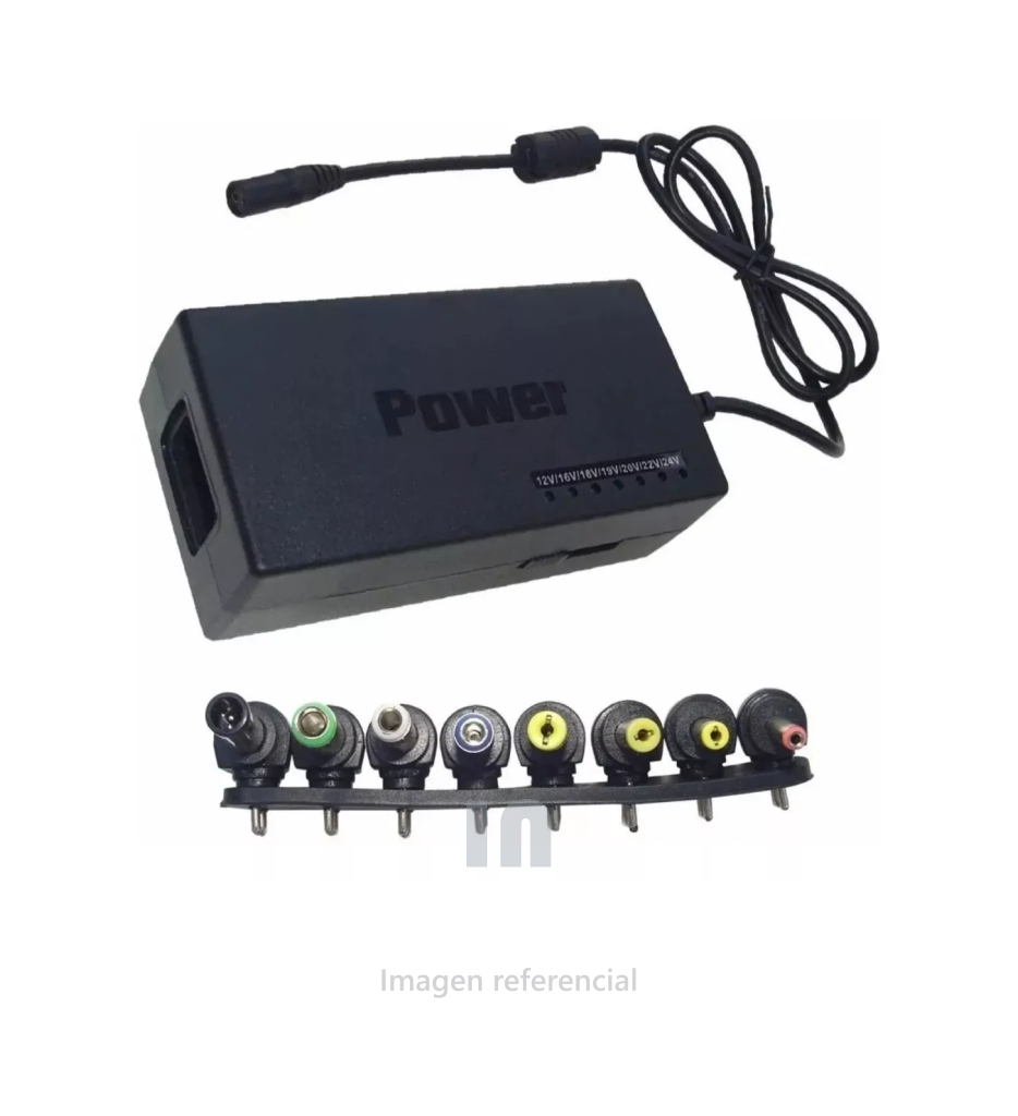 Cargador universal de laptop, seisa, apto para notebooks, ac adaptador entrada 110 a 240v-70w, dc adaptador salida, 12v, 15v, 16v, 18v, 19v, 20v, y 24v.