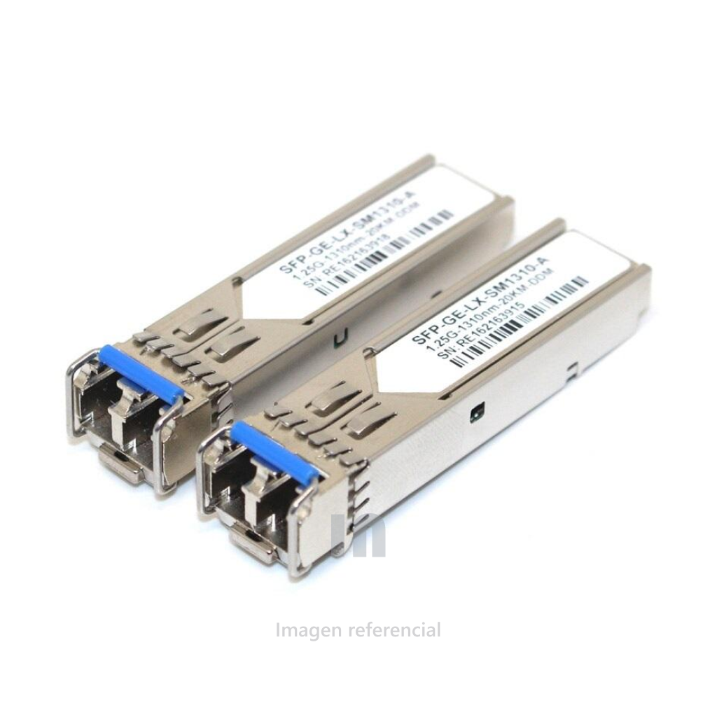 TRANSCEIVER SFP 1.25G 10KM BIDI LC DDM TX1310-RX1550NM 3524L-R10D, DATOS DUALES DE 1,25 GBPS / 1,0625 GBPS, DISTANCIA DE TRANSMISIÓN DE 10KM CON SMF.