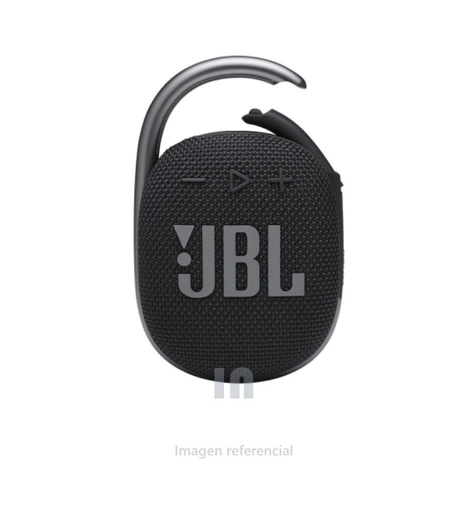 Parlante jbl harman clip 4, altavoz portátil inalambrico, a prueba de agua y polvo IP67, bluetooth 5.1v, batería de duración 10hrs, recargable.