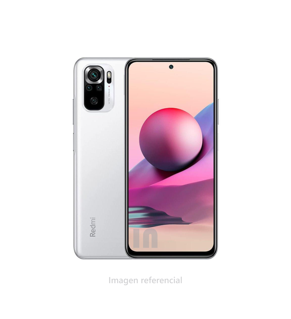 SMARTPHONE XIAOMI REDMI NOTE 10S, (M2101K7BL), PANTALLA 6.43 PULG, MEDIATEK HELIO G95 2.05GHZ, MEMORIA RAM DE 6GB, ROM DE 128GB, CAMARA POSTERIOR DE 64MP, 8MP, 2MP, 2MP, FRONTAL DE 13MP, BATERIA DE 5000mAh, PEBBLE WHITE.