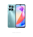 Smartphone Honor X5 Plus, pantalla de 6.56", procesador MediaTek Helio G36, ram de 4gb, rom de 64GB, cámara posterior de 50mp, 2mp, frontal de 4gb, batería de 5200, Cyan.