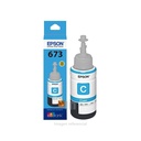 BOTELLA DE TINTA EPSON T673220,COLOR CYAN, 70ml, L800, L805, L810, L850 Y L1800.