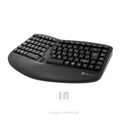 COMBO TECLADO Y MOUSE KLIP XTREME KBK-510 INALAMBRICO ERGONOMICO, ESPAÑOL, MULTIMEDIA, COLOR NEGRO