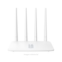 ROUTER INALÁMBRICO TENDA F6 BANDA ÚNICA (2,4 GHZ) ETHERNET BLANCO.