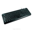 TECLADO CON CABLE XTECH XTK130, INTERFAZ USB, COLOR NEGRO