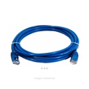 PATCH CORD NEXXT SOLUTIONS UTP CAT 6, 30 CM, AZUL.