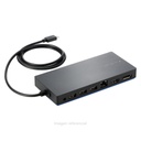 USB-C DOCKING STATION HP ELITE,VOLTAJE DE ENTRADA ADAPTADOR AC DE 65W CARACTERISTICAS 1 x DP 1 x HDMI 1 x RJ-45 5 x USB DIMENSIONES: 15.24 x 7.00 x 1.96 CM.