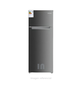 Refrigerador BLACKLINE 205L Frost, 2 PUERTAS, control de temperatura manual, 2 bandejas, 1 caja, plateado.