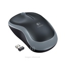 Mouse optico inalmbrico Logitech M185, 1000 dpi, Receptor USB, 2.4GHz, color gray