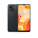 Smartphone realme C30, pantalla de 6.5 pulg, procesador Unisoc T612, memoria ram de 2gb, rom de 32gb, cámara posterior de 8mp, frontal de 5mp, batería de 5000 mAh, negro.